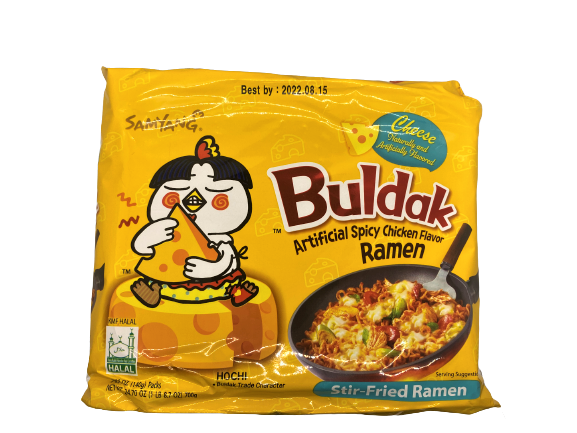 SAMYANG CHEESE BULDAK ARTIFICIAL SPICY CHICEKN FLAVOR RAMEN