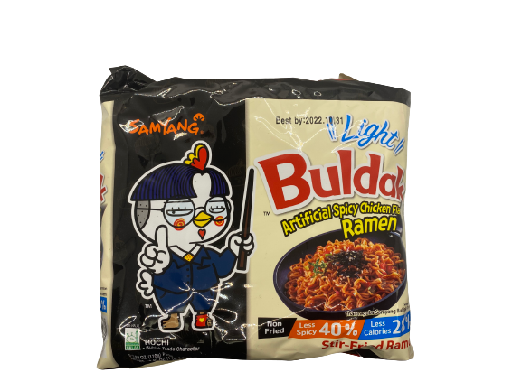 SAMYANG LIGHT BULDAK ARTIFICIAL SPICY CHICEKN FLAVOR RAMEN