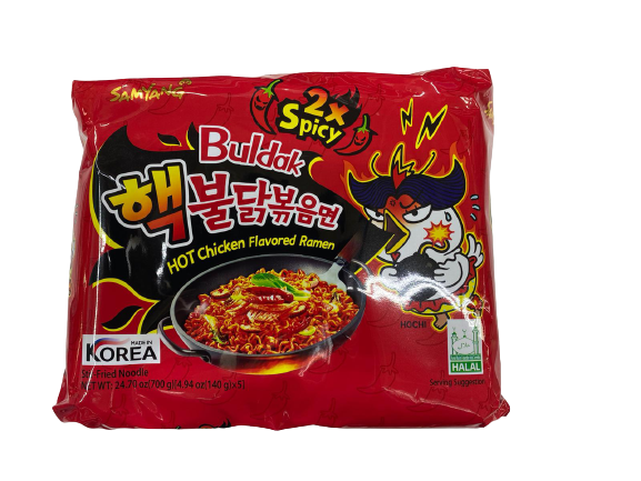 SAMYANG 2X SPICY BULDAK ARTIFICIAL SPICY CHICEKN FLAVOR RAMEN