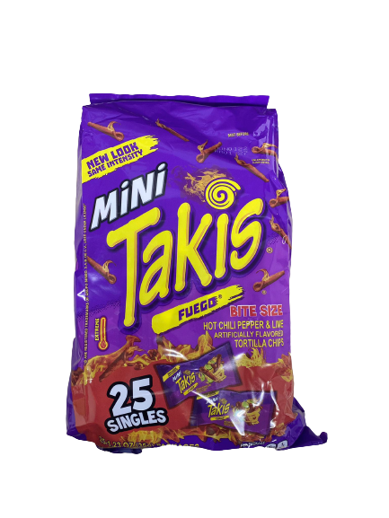 Mini Takis Fuego 25 SINGLES (2.07LB)